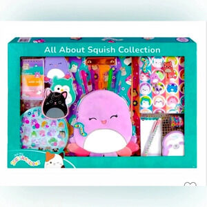 NWT Squishmallows All About Squish Collection Violet the Octopus Stationery Gift